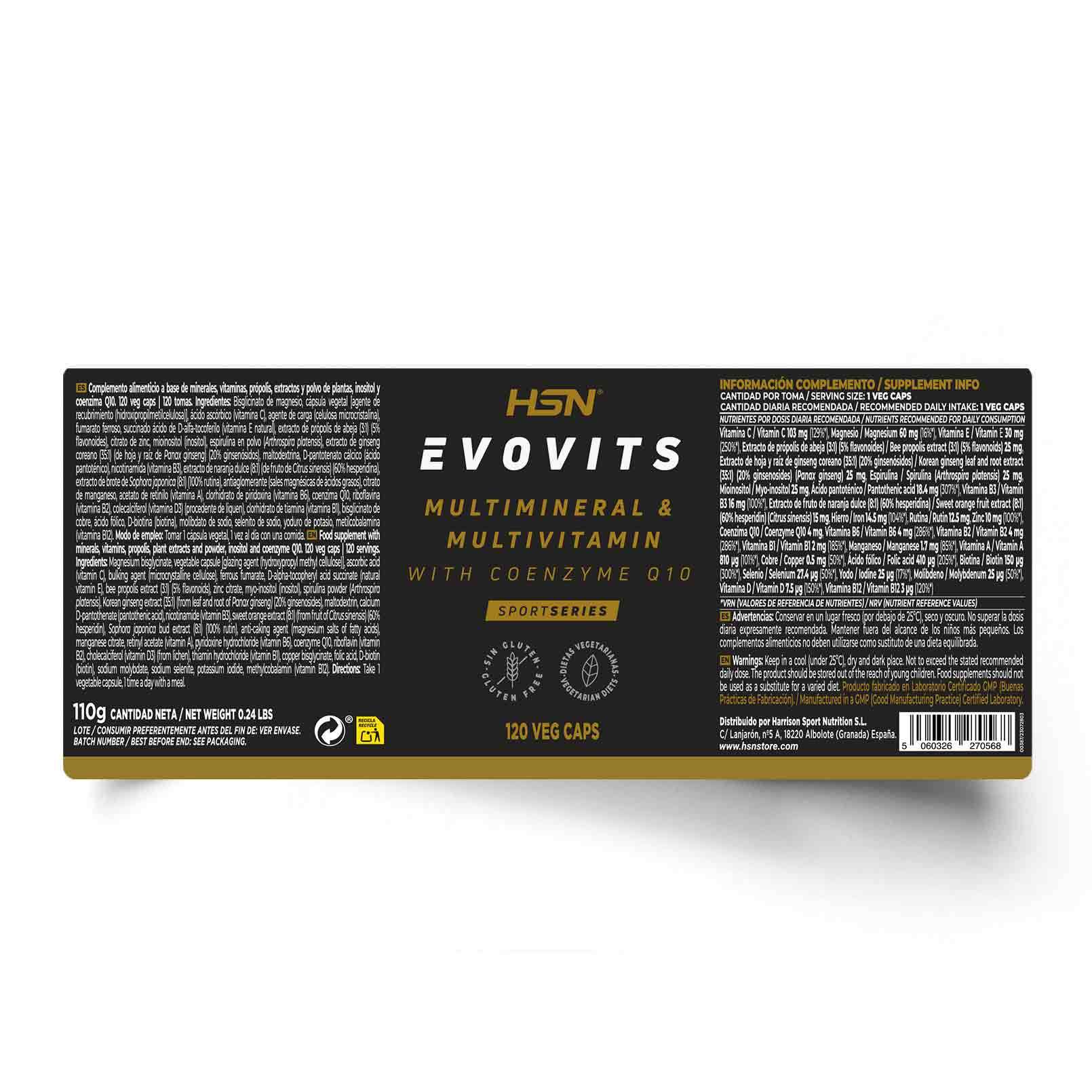 Vitaminų ir Mineralų Kompleksas „EVOVITS" (HSN) - Image 2