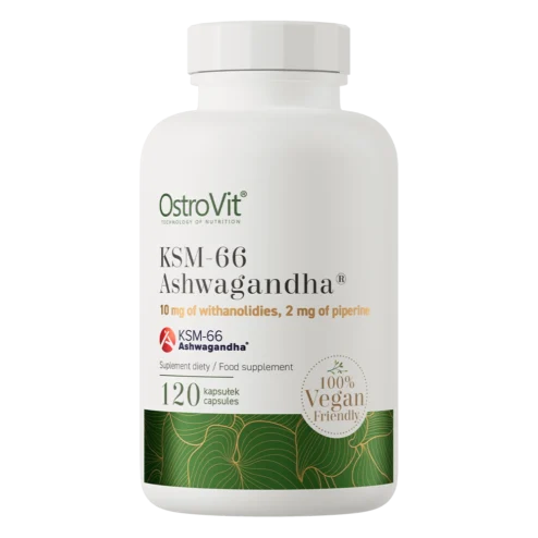 Ašvaganda KSM-66® (Ashwagandha) su Piperinu (OstroVit)