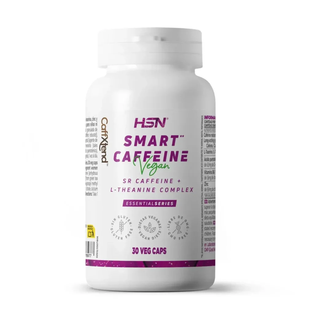 „Smart Caffeine“ – Kofeinas (150mg) su L-Teaninu (200mg) (HSN) - 30 kapsulių