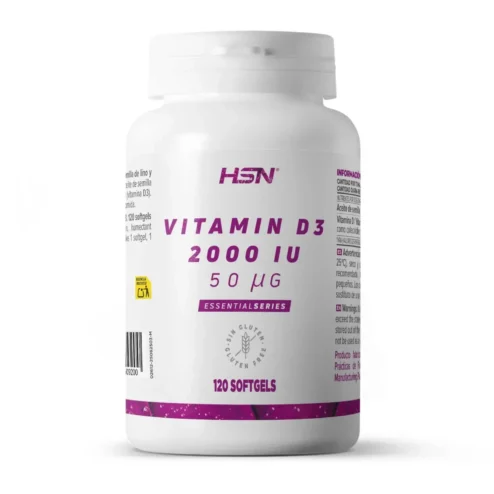 HSN Vitaminas D3 2000 IU – vitamino D3 kapsulės imunitetui ir kaulams
