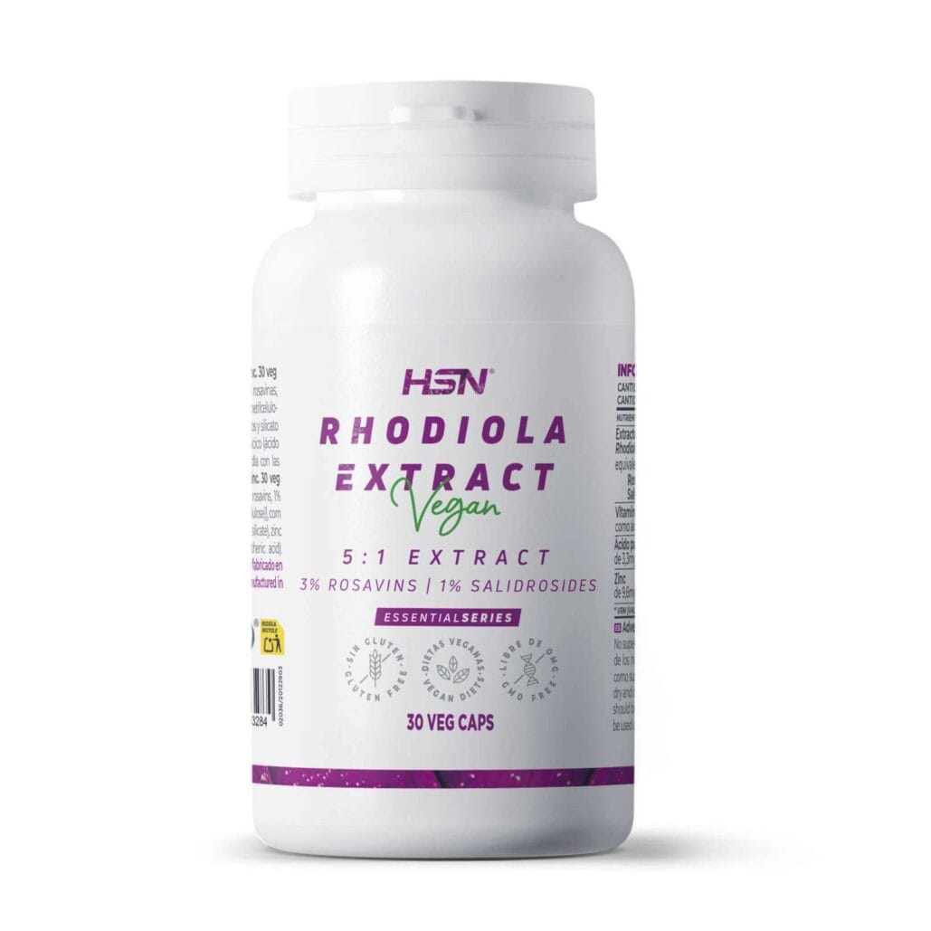 Rhodiola Rosea (Rausvoji Rodiolė) - Koncentruotas Ekstraktas (HSN) - 30 kapsulių