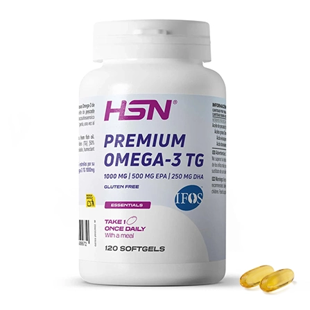 HSN Premium Omega-3 TG IFOS buteliukas